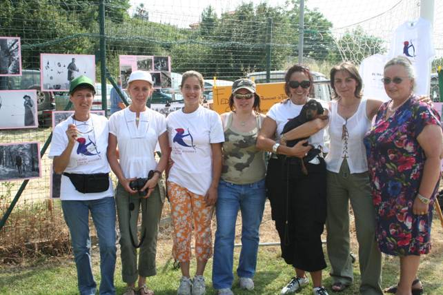 Da sinistra: Manuela Catarzi - Alla Serioskina - Carla Michelassi - Lara Leporatti - Stefania Masetti - Picci Elisa - Carla Rossi