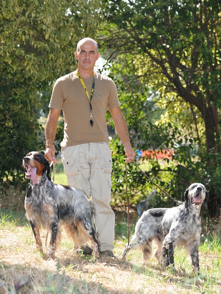 Roberto Lucaioli con Dido e Setor.