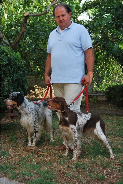 Paolo Tarantino con Palianensi´s Mina e Palianensi´s Cross.